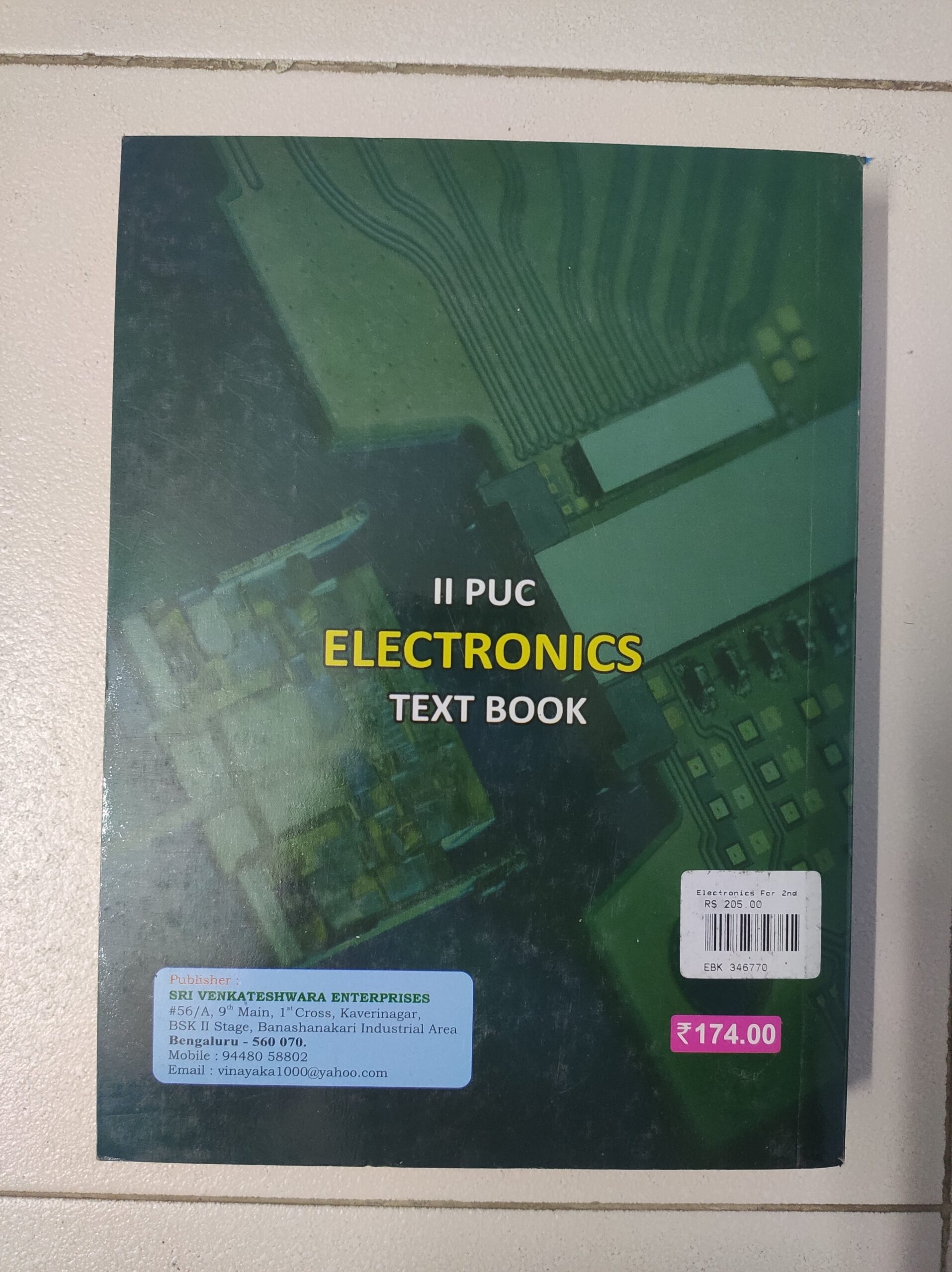 electronics textbook for 2nd puc